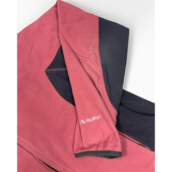 LL Bean Jacket Womens Large L Full Zip Fleece Polartec Fleece Y2K Retro - Picture 8 of 10